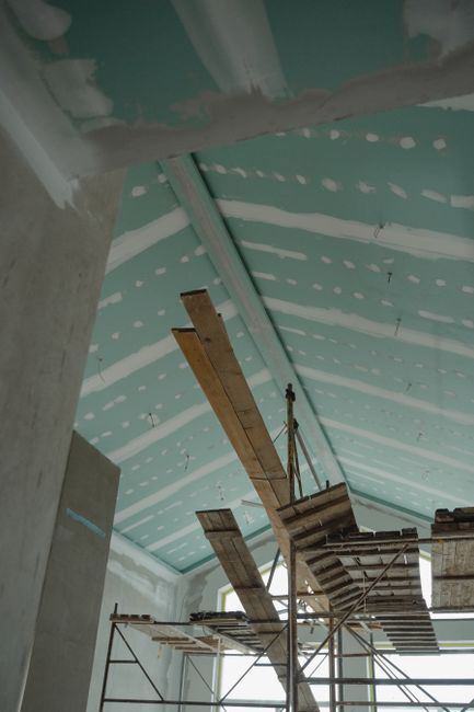 Schelă montată pentru lucrări de structură